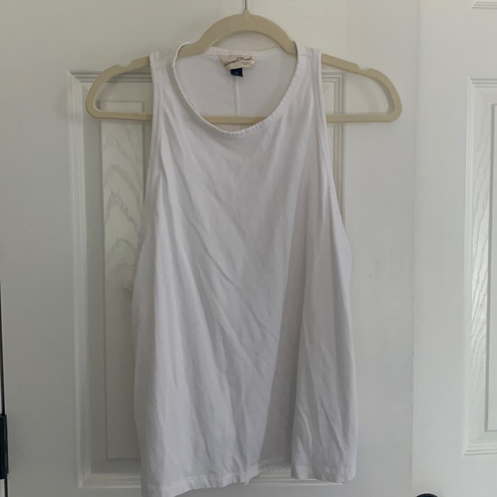Target brand white tank